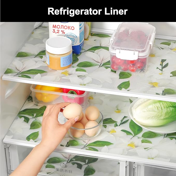 Cooyes Shelf Liner – Premium Non-Adhesive Cabinet & Drawer Liner for Kitchen – Waterproof Shelf Paper with Modern Pattern – Durable EVA Cabinet Mat – Easy to Cut （24" W x 240" L） - Image 7