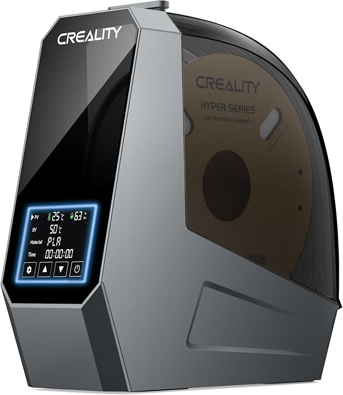 2026 New Official CREALITY Space Pi Filament Dryer, 360° 110W PTC Hot-Air Heating 3D Printer Filament Dryer Box with Fan, Upgraded Filament Dehydrator Storage for PLA ABS PETG PA Filament 1.75 2.85mm by Creality
