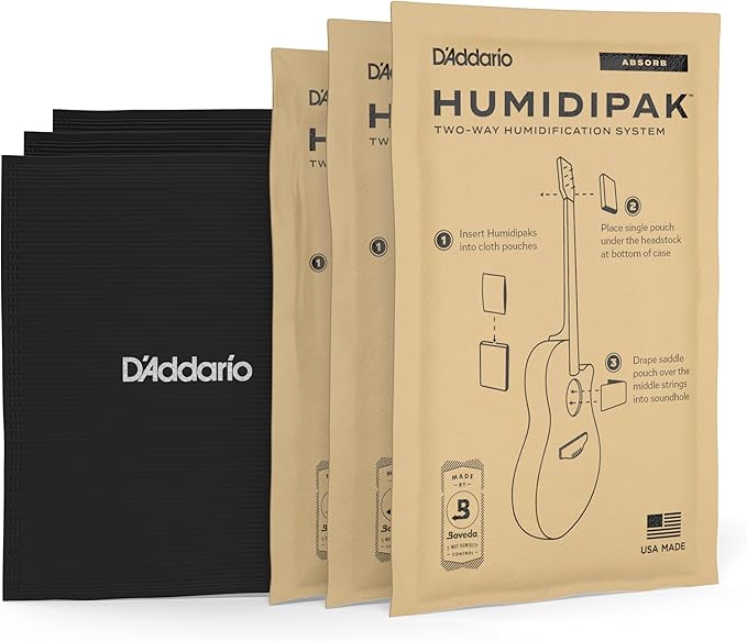 D'Addario Guitar Dehumidifier System - Humidipak Absorb Kit - Automatic Humidity Control System - Maintenance-Free, Two-Way Humidity Control System For Guitars - Image 2