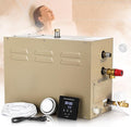 Steam Shower Generator Kit 9KW for Bath Sauna SPA, Aromatherapy Steam Head, Self-draining System, LED Touchscreen Controller, 12-Hour Timer 77-131℉ for 318CBFT/9m³ Room by HapyvergoDirect