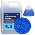 4LBS Desiccant Beads, Premium Blue Indicating Reusable Silica Gel Beads Bulk, Industry Standard 3-5 mm Desiccant Dehumidifier for 3D Filament, Electronic Devices, Camera, Documents, Safe (10PCS Bags by Viktairy