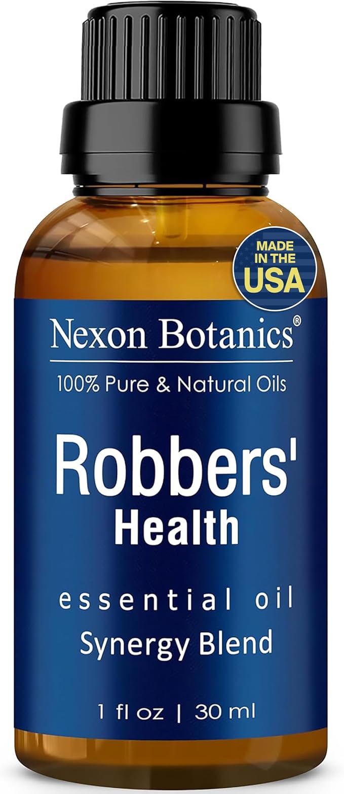 Robbers' Health Essential Oil Blend 30 ml - Immunity Boosting Thieves Oil - Natural Fighter Shield Against Impurities - Nexon Botanics by NexonBotanics