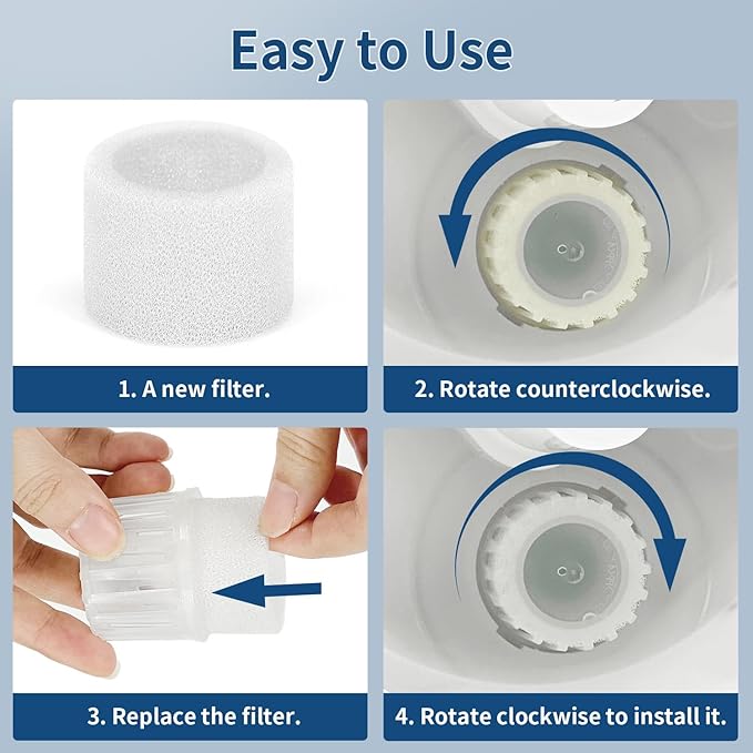 30-Pack Top Fill Humidifier Replacement Filter Compatible with LEVOIT Humidifiers Model Classic160, Dual150, Dual200S, Classic300(S), LV600S, OasisMist450S, Superior 6000S Capture Particles - Image 6
