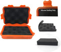 Anti-Pressure Shockproof Container Box Plastic Dry Storage Box with Foam Floating Survivor Dry Case for Outdoors (Orange) by Unknown
