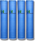800SQFT AMERIQUE 1.5MM Premium Flooring Padding 3-in-1 Heavy Duty Foam Blue, 200SF/Roll, Pack of 4 Underlayment, with Tape & Vapor Barrier by AMERIQUE