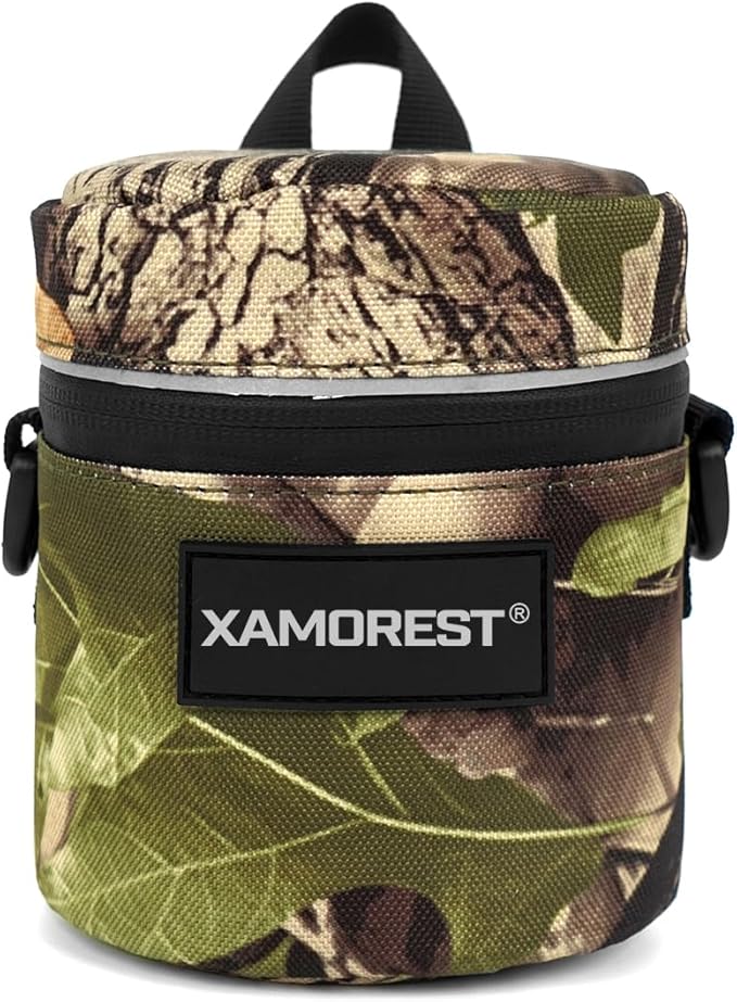 Camera Lens Case Lens Bag Compatible (3.15" x 3.74"(Nylon, Leaf)) - Image 2