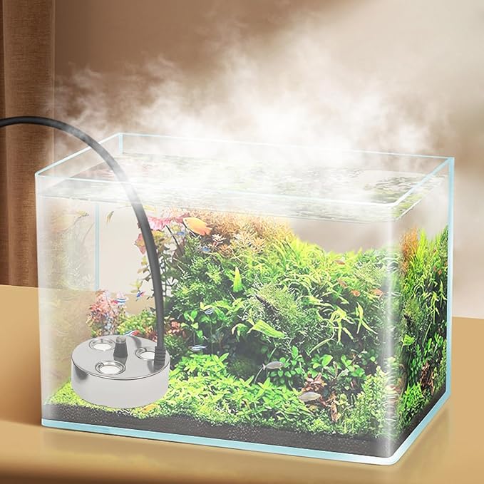 Mist Maker, 3 Head Ultrasonic Mist Maker Fogger AC 36V 60W Air Humidifier Hydroponics Water Fountain Pond Fog Machine 900ml/h - Image 4