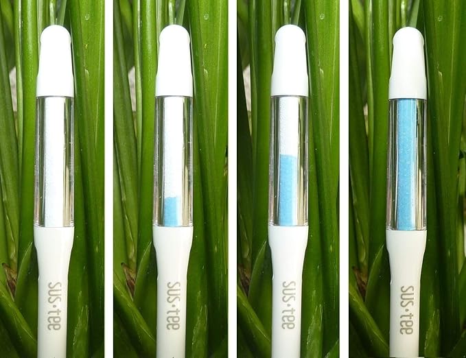 Sustee Aquameter (Small Green Refillable - Bundle of 2) - House Plant Soil Moisture Meter, Humidity Sensor Probe, Water Level Indicator - Best for Indoor Potted Plants - Image 7