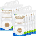 ZSZMFH 10 Pack Moisture Absorber Hanging Bags, Fragrance Free Humidity Packs, 15 OZ Dehumidifier Bags Effectively Trap Extra Moisture,Hanging Closet Dehumidifier Bags-425g/pack by ZSZMFH