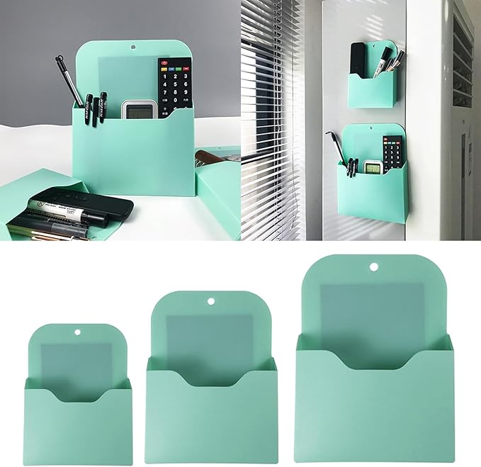 Strong Magnets Marker Wall File Holders For Kids Children Teacher Dry Cup Storage Box Saving Space Refrigerator File Organizer - Image 2