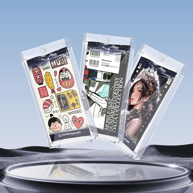 10-Pack One Touch Booster-Pack Magnetic-Holders - UV Protection Clear Booster Pack Cases, Fit for Standard Cards Storage and Display, Protect Your Collectible, Sports, and Gaming Cards - Image 7