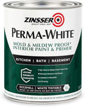 Zinsser 02774 PERMA-WHITE Mold & Mildew Proof Interior Paint, Quart, Eggshell White by Rust-Oleum