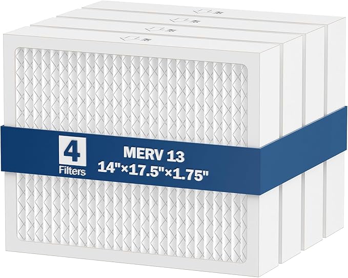 MERV 13 Dehumidifier Filter 14 x 17.5 x 1.75 for santa fe dehumidifier Advance90, Advance100, Advance120, Ultra98H, Ultra120H, for Honeywell DR90 & DR120 Models, 4 Packs by Unknown