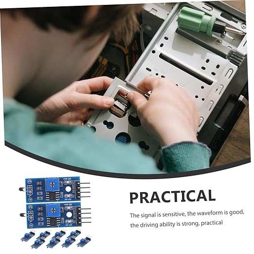 DOITOOL 10pcs Temperature-Sensitive Relay Modules for Environmental Monitoring Detector with Digital Output for Microcontroller Connection Reliable and Durable Temperature Control - Image 8