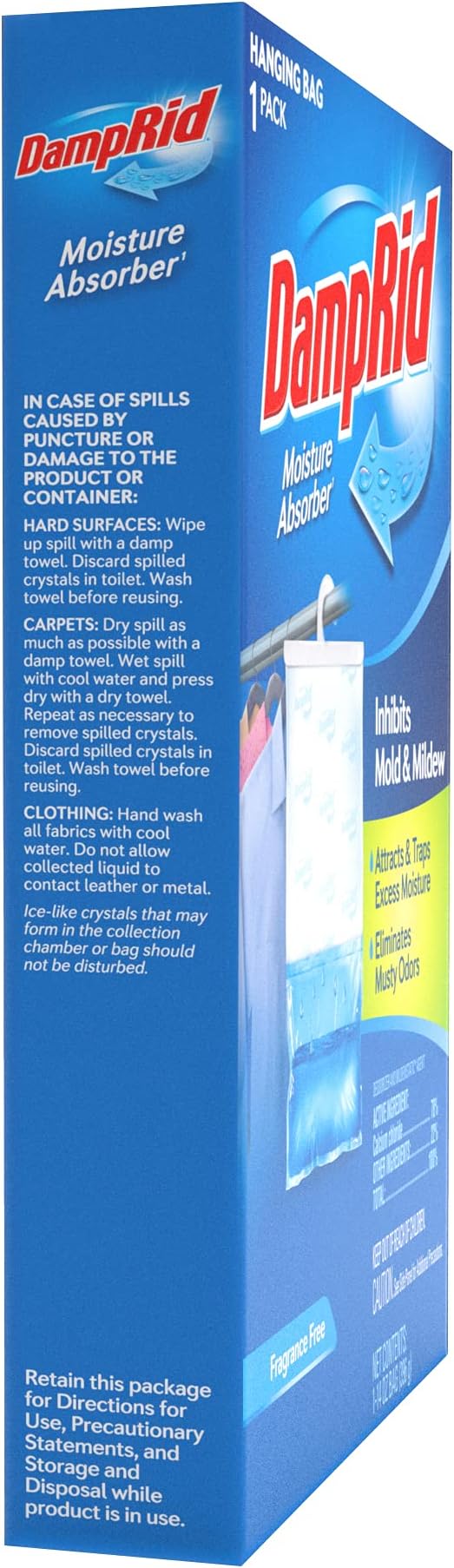DampRid Fragance Free Hanging Moisture Absorber, 14 ounce (Pack of 6) - Image 5