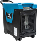 XPOWER XD-85L2 145-Pint LGR Commercial Dehumidifier with Automatic Purge Pump, Drainage Hose, Handle and Wheels for Water Damage Restoration, Clean-up Flood, Basement, Mold, Mildew (Blue) by XPOWERManufactureInc-HomeImprovement