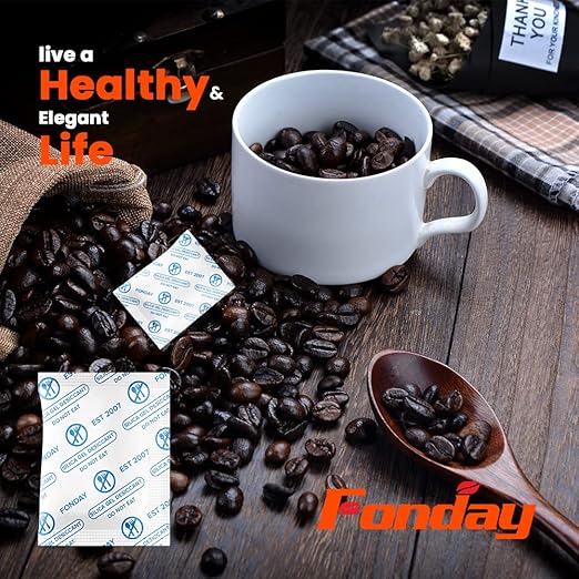 1 Gram 500 Packets Fonday Food Grade Silica Gel Desiccants Packs Moisture Absorbers Dehumidifier - Image 6