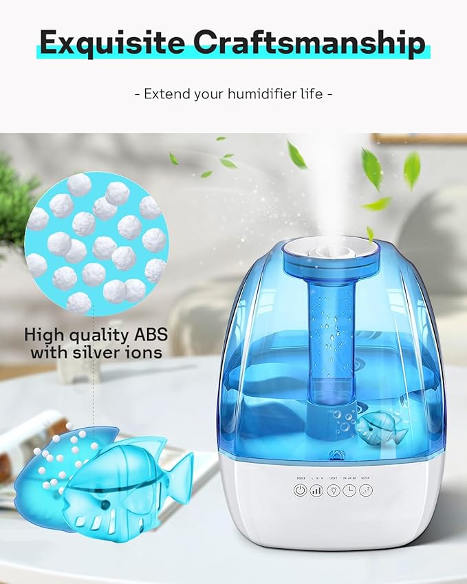 Leemone Humidifier Cleaning Fish for Humidifiers & Fish Tanks, 10 Pack Humidifier Cleaner, Purifies Water, Reduces Scale - Image 6