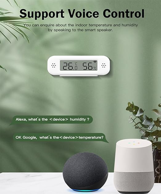 WiFi Thermometer Hygrometer: Smart Temperature Humidity Sensor, Indoor Room Temperature Monitor with App Notification Alerts & Free Data Storage Export, Digital Remote Monitor for Bedroom (1-Pack) - Image 5