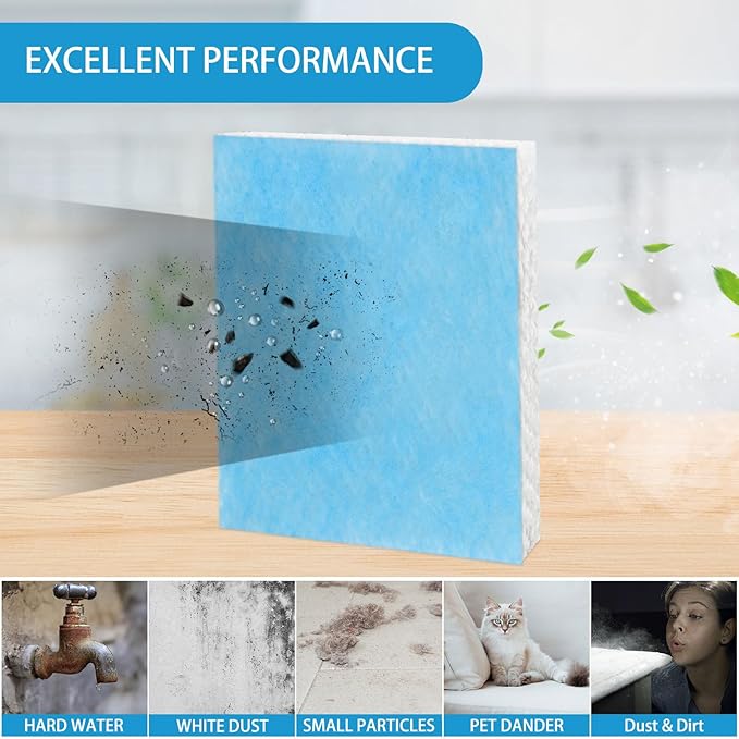 Lemige 6 Pack HFT600 Humidifier Filters T Compatible with Honeywell Humidifier HEV615 and HEV620, Compare to Part HFT600T HFT600PDQ, Upgraded HFT600PF1 Replacement Wicking Filter T - Image 7