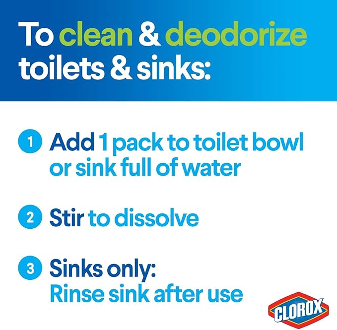 Clorox Zero Splash Bleach Packs - Laundry Pods, 4 Pack, Regular scent, Tablet form - Image 5