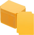 PATIKIL Trading Card Dividers, 100 Pcs Index Card Football Card Sorter Storage Boxes Organizer Tray Accessories for Sports Game Baseball Card, Yellow by PATIKIL