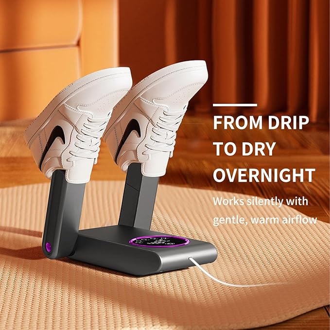 Whisper-Quiet Telescopic Boot and Glove Dryer with Timer – The Advanced Solution for Eliminating Dampness and Odor for Fresh, Dry Footwear. - Image 3