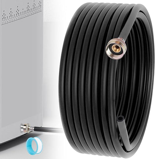 12 FT Dehumidifier Drain Hose 3/4 Inch FHT Connection Brass Thickened Drain Hose, Heavy Duty and Flexible Drainage Hose fits for Most of Dehumidifiers by Sankoly