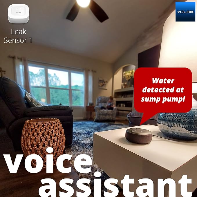 YoLink Water Leak Detector, 1/4 Mile World's Longest Range, Wireless Smart Water Leak Sensor, Alexa, IFTTT, Hub Required - Image 9