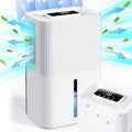 Portable Dehumidifier for Small Room, Bathroom & Closet | 91 OZ Tank | Compact Quiet Dehumidifier for RV, Bedroom (No Basements) | Auto Shut-Off White by Unknown