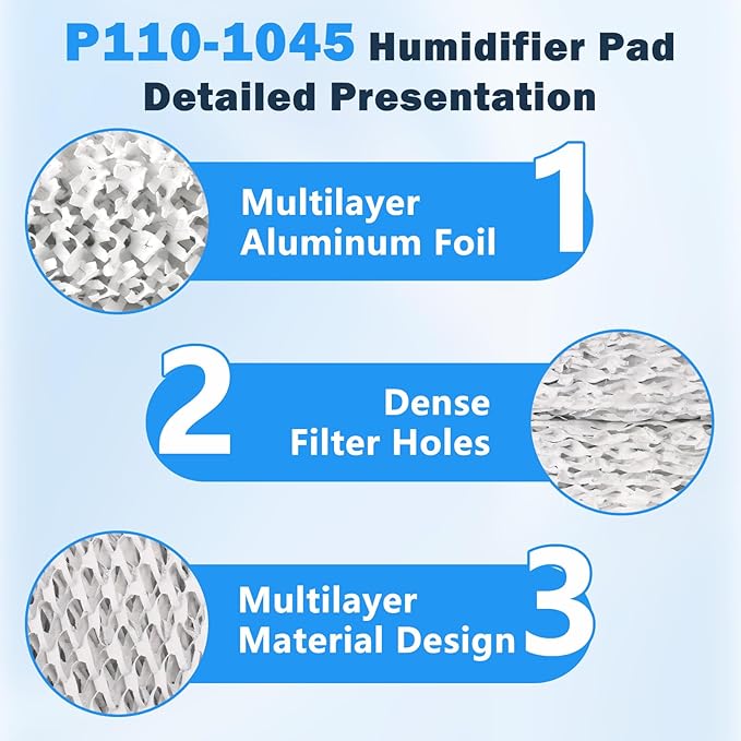 10 Water Panel Evaporator for Lennox X2660 Healthy Climate, 2 Pack #10 Humidifier Pad, Compatible WB2-12 WB2-12A HCWB2-12 HCWB2-12A WB3-12 WB3-12A HCWB3-12 HCWB3-12A Humidifiers - Image 3
