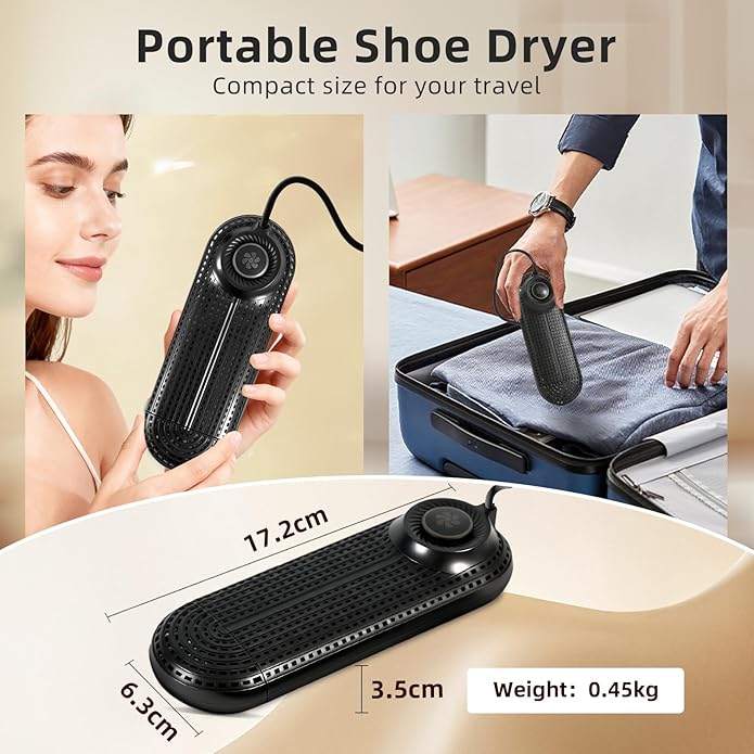 Electric Boot Dryer, Shoe Warmer with IC Controller, Footwear Travel Dryers Silent with 3/6/9 Hours Timer - Image 7