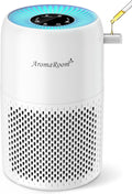 AromaRoom Air Purifiers for Bedroom with True HEPA13 Filters 3-in-1, Pet Air Purifier with Aroma Pad for Wildfires Smoke Pollen Dander, 22dB Quiet Air Cleaners for Baby Room Office Dorm by AromaRoom