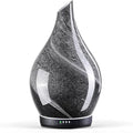 Porseme 280ml Essential Oil Diffuser Glass Color Changing Aroma Air Diffusers Aromatherapy Ultrasonic Cool Mist Humidifier 7 Running Hours Waterless Auto-Off for Sleeping, Yoga, Office, Spa (Obsidian) by Porseme
