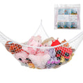 Toy Hammock, Stuffed Animals Hammock, Jumbo Toy Storage Net 83" Wall Sling Corner Extra Large Kids Children Mesh Toy Net Organizer (White, 83 Inch) by KOHUIJOO