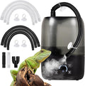 OIIBO Reptile Fogger Humidifier with Timing, 4L Large Digital Reptile Fogger Terrarium Humidifiers with Double Extension Tube Automatic Reptile Misting System by OIIBO