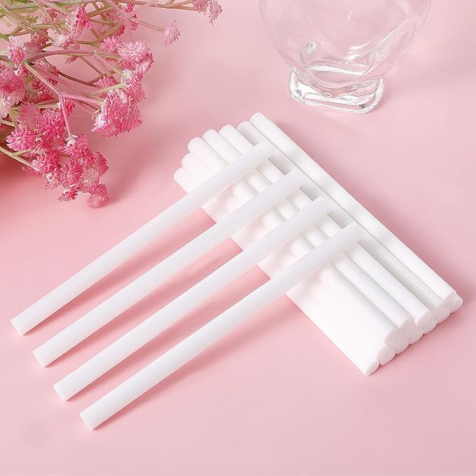 24 Pcs Humidifier Wicks Sticks Diffuser Wicks Replacement Cotton Refill Stick 5.35 X 0.3 Inch Humidifiers Filter Refill Sticks for Portable Cool Mist Mini Humidifier - Image 4