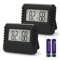 2PCS Indoor Thermometer Hygrometer for Home, Room Thermometer Hydrometer with Accurate Temperature Humidity Sensor for Greenhouse Baby Room Office by KJMOPRO