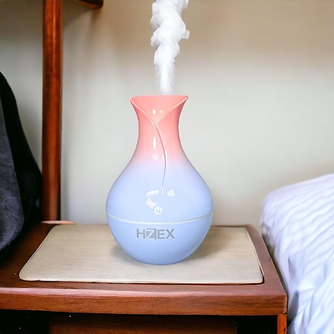 Spiral Essential Oil Diffuser with 7 Color Changing Lights and 5V USB Cable for Home Office, 130ml Mist Humidifier Silent Aroma Diffusers, Variant Colors (Twist) - Image 8