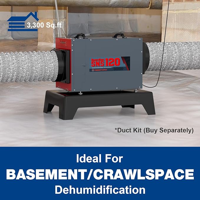 Abestorm 235 Pint Commercial Dehumidifiers for Crawl Space, Basement, Whole Homes up to 3,300 sq. ft, Water Damage Restoration Equipment with Pump and Drain Hose - Image 6