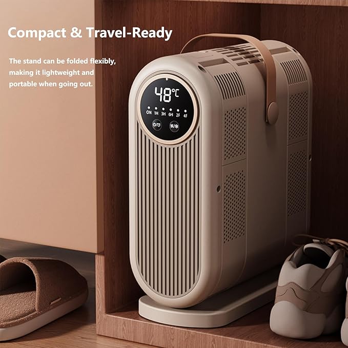 Volodya Portable Shoe Dryer and Boot Dryer Foldable Fast Drying Electric Footwear Care for Work Boots Sneakers Athletic Shoes Travel Gym Home Use - Image 5