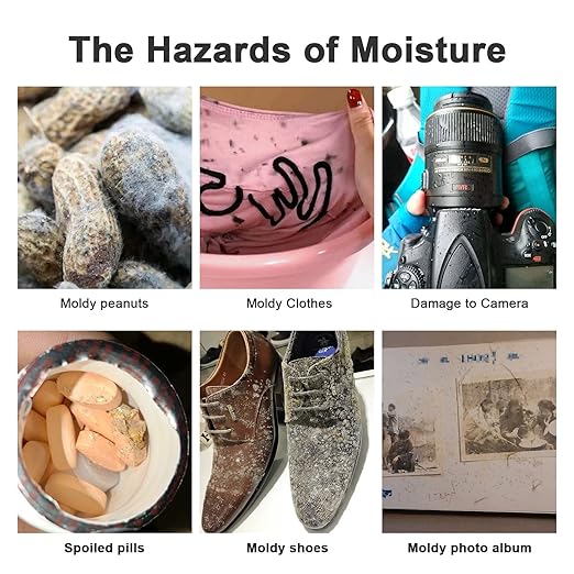 Moisture Absorbers – 250 Packs 5 Gram Silica Gel Packs Food Grade Desiccant Packs, Premium Desiccant Packets for Storage, Color Indicating Silica Gel for Spices, Jewelry, Shoes, Electronics, Tool Box - Image 5