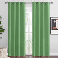 NICETOWN Froest Green Blackout Curtains 86 inches Length for Living Room, 2 Panels, 55" Wide, Thermal Insulated Long Drapes for Large Window by NICETOWN