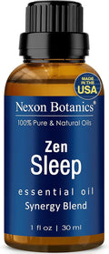 Zen Sleep Essential Oil Blend 30 ml - Lavender & Rosemary Relaxing Oil for Diffusers & Humidifiers - Calming Aromatherapy for Peaceful Sleep - Nexon Botanics by NexonBotanics