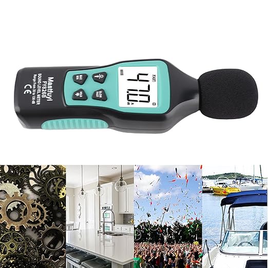 Sound Level Meter, Portable Noise Tester with Accuracy Measurement Technology for Factory Traffic Environmental Monitoring - Image 4