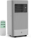 GarveeLife Portable Air Conditioner 10,000 & 7,000 BTU – 3-in-1 AC Unit with Dehumidifier, 2 Fan Speeds, Window Kit, Remote, 24H Timer – Black Control Panel, US Standard by GarveeLife