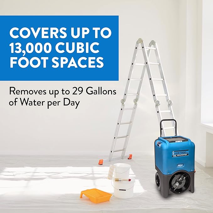Dri-Eaz LGR 7000XLi Commercial Dehumidifier with Pump F412, 29 Gal, Industrial Dehumidifier - Image 5