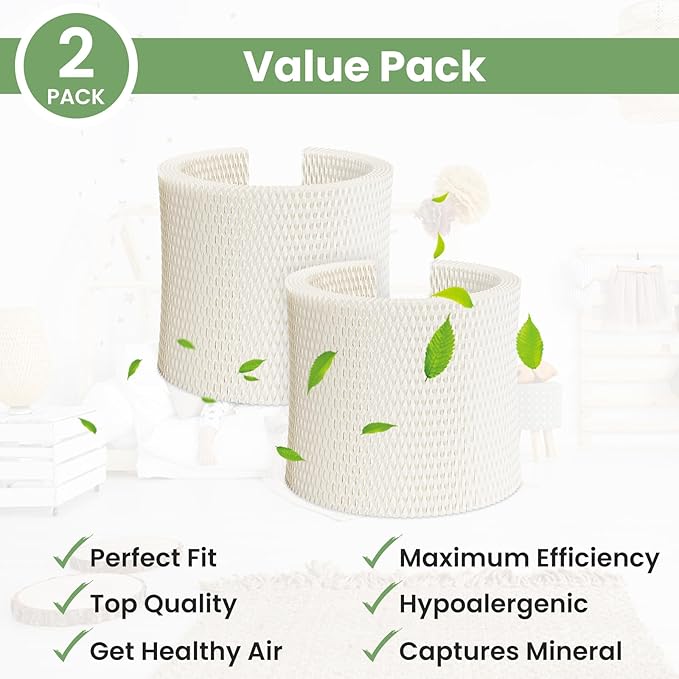 Future Way MAF2 Humidifier Filter Compatible with AIRCARE MA0800, Kenmore 15408 Humidifier, 2-Pack - Image 2