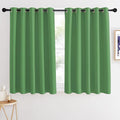 NICETOWN Blackout Curtains 54 Inches Long, Thermal Insulated Room Darkening Curtains for Bedroom, Window Treatment Drapes for Living Room Nursery (W66 x L54 Inch, Froest Green, 1 Panel) by NICETOWN