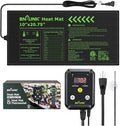 BN-LINK Seedling Heat Mat with Thermostat Controller Combo Set, 10" x 20.75" Plant Heating Mat for Seed Starting with Temperature Control for Indoor Growing, Plants Germination, ETL Listed by BN-LINK